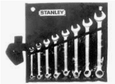 Cờ lê vòng miệng SL hệ MET (8 chi tiết) Stanley 87-011-1