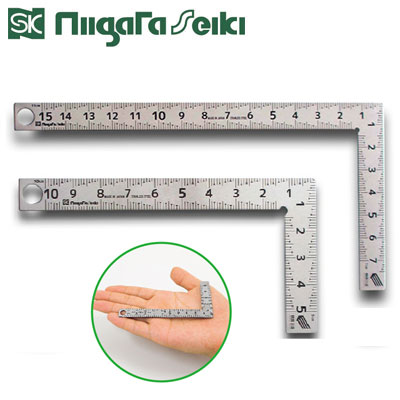Thước đo Eke SK Niigata Seiki CM-15KD 15x7.5cm có vạch chia 