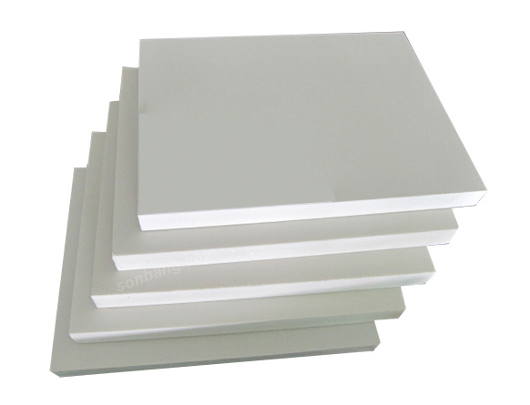 Tấm fomex (tấm nhựa pvc) màu trắng, kích thước 2500 x 1230 x 40mm