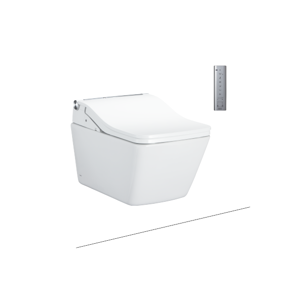 Bàn cầu treo tường Toto CW522EA/TCF803CZ/WH172AT, kèm nắp rửa điện tử WASHLET dòng SW