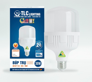 Đèn LED búp trụ TLC-DOS-20W-01 ánh sáng trắng