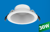 LED Downlight âm trần, MPE, DLF2-30N kích thước phi 230x95mm, ánh sáng  4000 - 4500K
