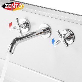 Vòi lavabo nóng lạnh âm tường Zento ZT2662