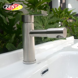 Vòi lavabo nóng lạnh inox304 Zento SUS3311-2 New