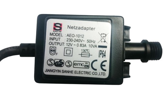 Adaptor 12V/0.83A AEO-1012