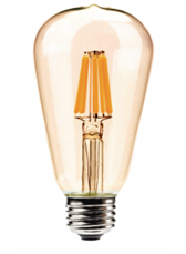 Đèn led sợi tóc Edison 4W Mỹ Linh ST64-4V-27, ánh sáng vàng 2700K, vỏ vàng