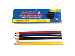 Bút chì bóc G-Star 7600 (bút sáp xé), màu sáp đỏ
