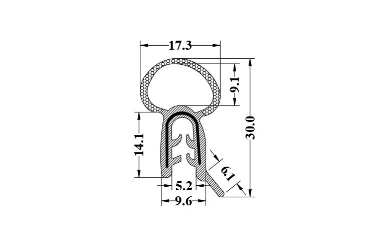 Ron xốp kẽm XK 03