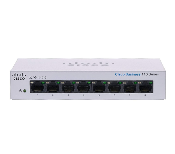 Thiết bị chia mạng 8 cổng Cisco CBS110-8T-D-EU, (Gigabit (1000Mbps)