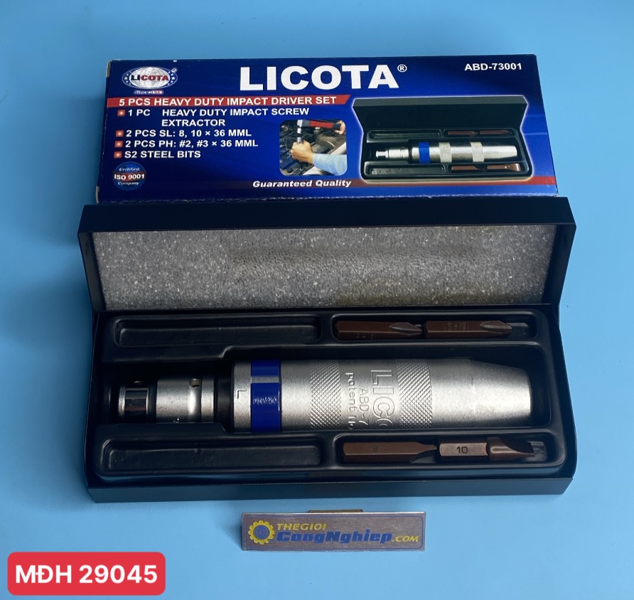 Bộ tua vít đóng tự động LICOTA  ABD-73001 4 mũi cao cấp