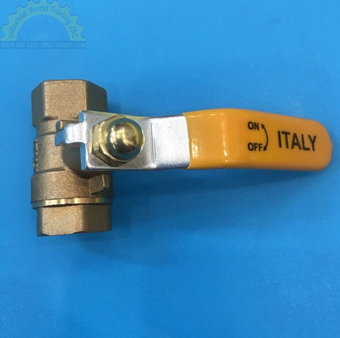 Van bi đồng tay gạt Italy ø21mm,  1/2 inch DN15