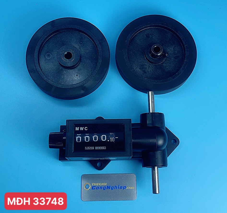 Bộ đếm chiều dài hệ Yard Line-Seiki MWC 3:10-5 (I) YP, dải đo 0.1 - 9999.9y, cùng chiều kim đồng hồ