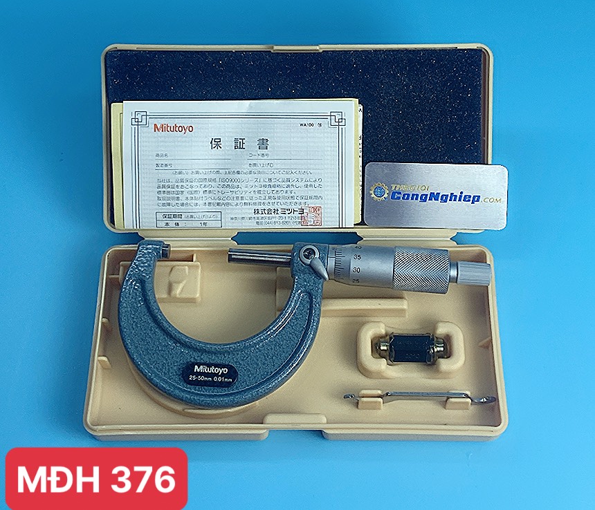 Panme cơ khí đo ngoài Mitutoyo 103-138, 25-50mm/0.01mm