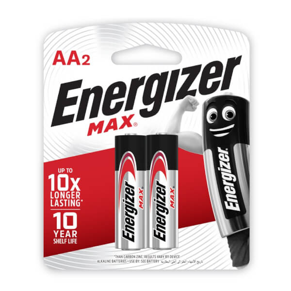 Pin tiểu AA Energizer Max 1.5V vỉ 2 viên