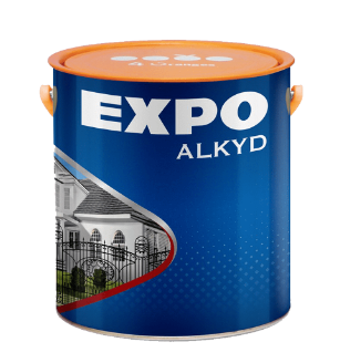 Sơn dầu Expo alkyd màu xám 4241 (Stiletto gray),  3 lit