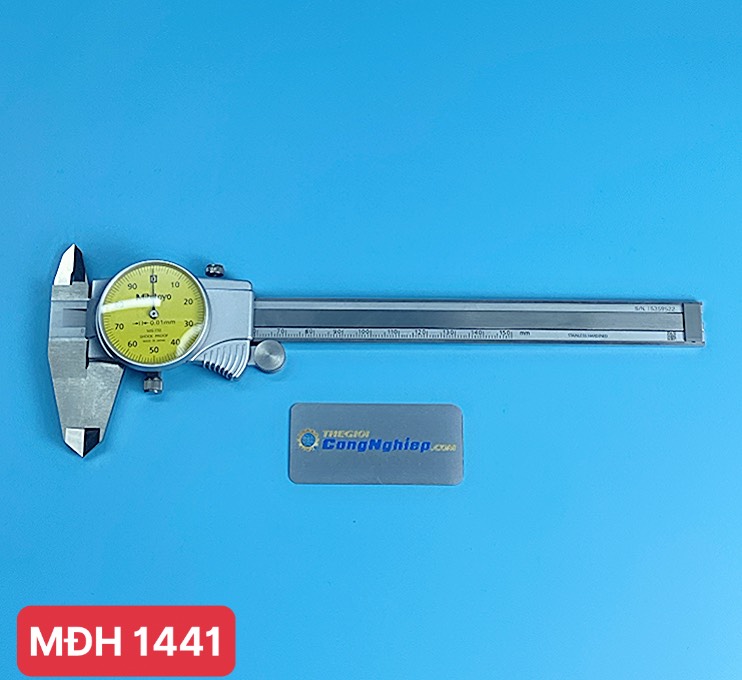 Thước cặp đồng hồ Mitutoyo 505-732, dải đo 150mm, vạch chia 0.01mm 