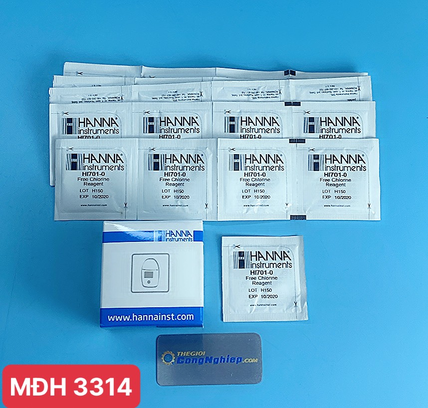 Thuốc thử Clo dư 0- 2.50 ppm Hanna HI701-25 