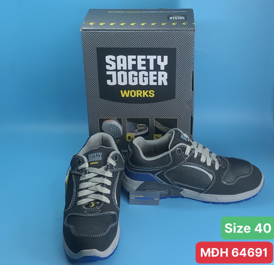 Giày bảo hộ RAPTOR size 40 màu đen SafetyJogger S1P 