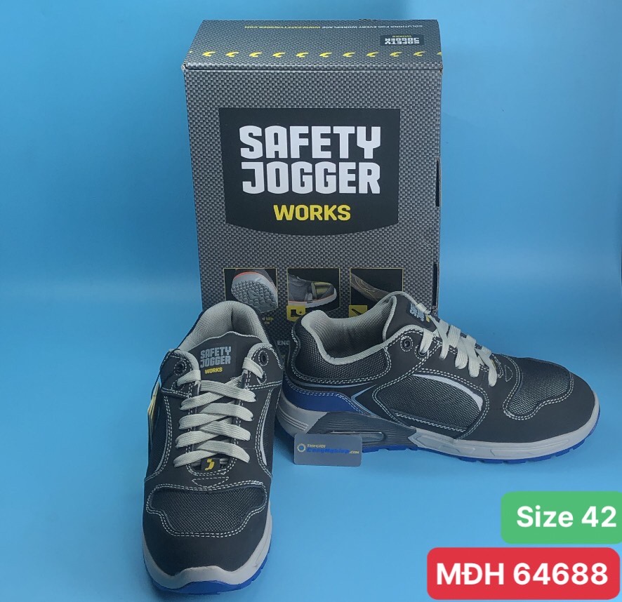 Giày bảo hộ RAPTOR size 42 màu đen SafetyJogger S1P 