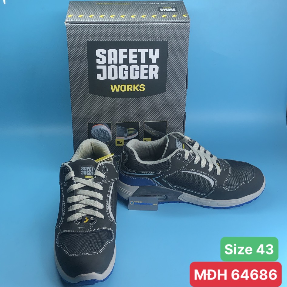 Giày bảo hộ RAPTOR size 43 màu đen SafetyJogger S1P