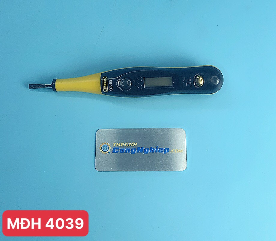 Bút thử điện điện tử  Stanley 66-133, phạm vi đo 100-500V, hiển thị màn hình điện tử