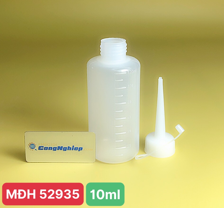 Bình nhỏ giọt OEM-866 chất liệu nhựa HDPE dung tích 120ml có chia vạch 10ml