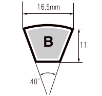 Dây curoa thang bản B