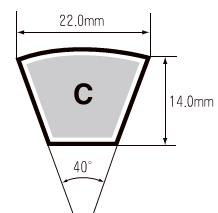 Dây curoa thang bản C