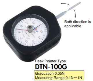 Đồng hồ đo lực căng có dải đo 10gf ~ 100gf