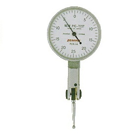 Đồng hồ so chân gập peacock PC-1BV, dải đo 0.8mm, độ phân giải 0.01mm.