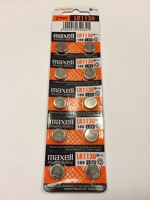 Pin cúc áo Maxell AG10, 1.5V(1 vỉ/10 viên)