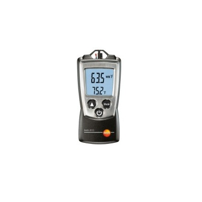 Thiết bị đo nhiệt độ và độ ẩm cầm tay, dải đo nhiệt độ -10 to +50 °C, dải đo độ ẩm 0 to 100 %RH